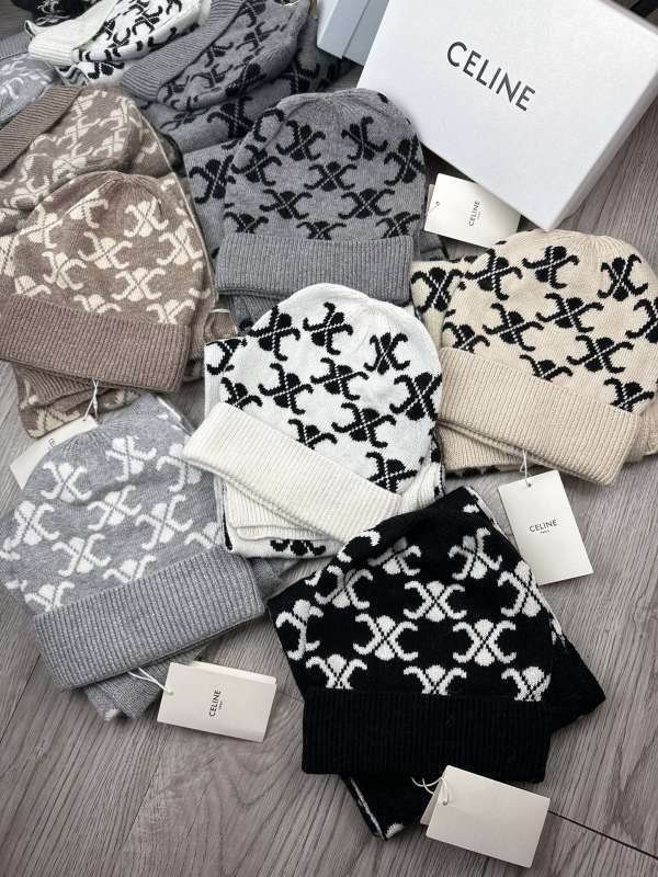 Celine Scarf Hat hm05